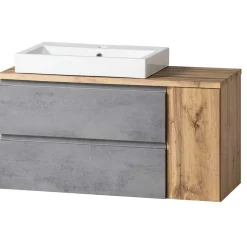 Design Waschtisch mit Aufsatzbecken - Mia^Wohnen Discount