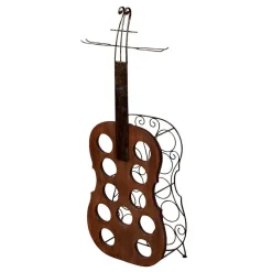 Wohnen Design Weinregal in Kontrabass Optik - Claudio