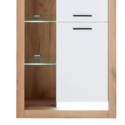 Design Wohnwand Set in Mattweiß - Adejano (dreiteilig)^Wohnen New