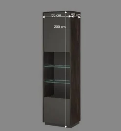 Wohnen Design Wohnwandmöbel Set - Mundo (fünfteilig)