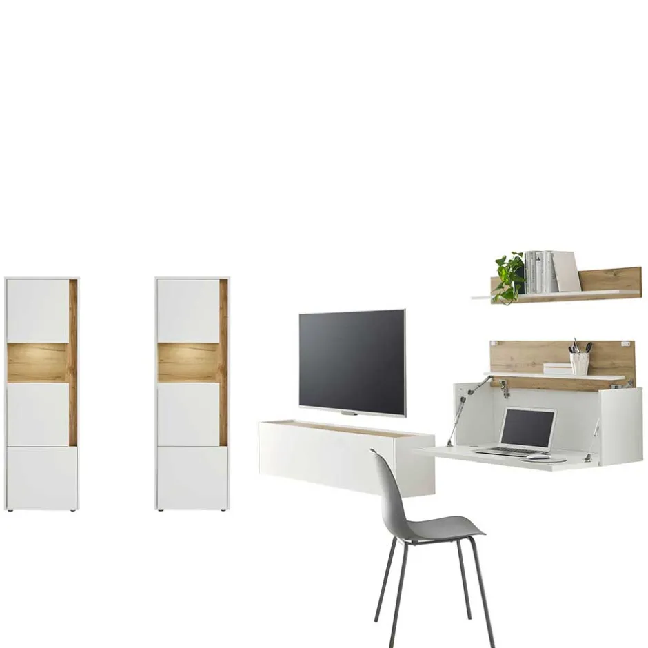Wohnen Design Wohnzimmer Möbel-Kombination - Nonessia (fünfteilig)