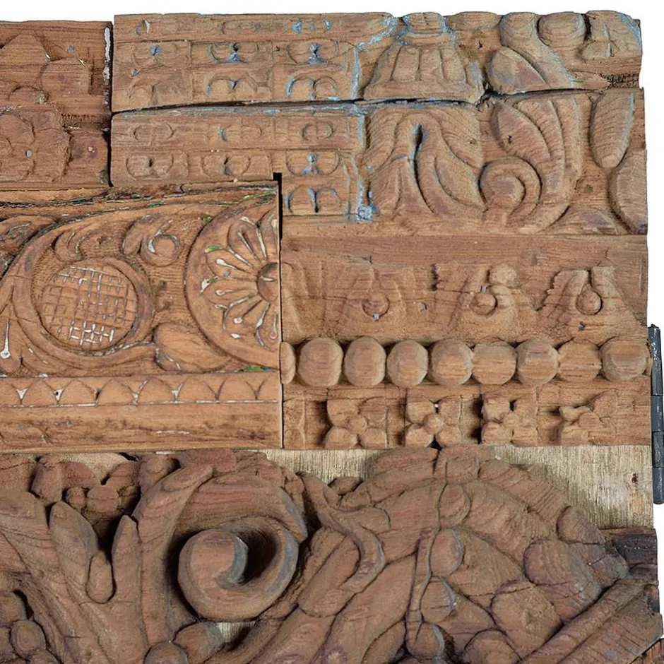 Design Wohnzimmerschrank aus Mangoholz rustikal - Lacid^Wohnen Outlet