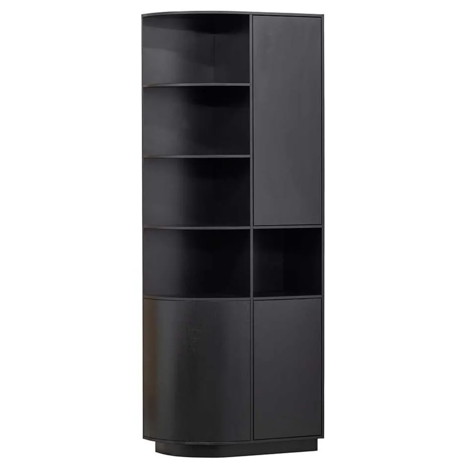 Design Wohnzimmerschrank links abgerundet - Niwidus^Wohnen Online