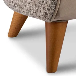 Wohnen Design Zweisitzer in Beige und Hellbraun - Maria