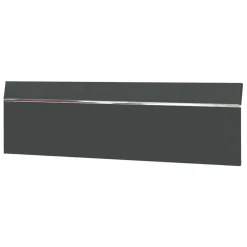 Designbett in Dunkelgrau mit Chrom - Bambina^Wohnen Sale