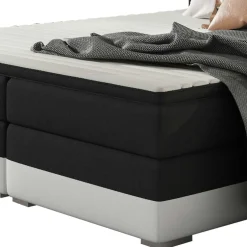 Wohnen Designbett in Schwarzbraun und Weiß - Crocodile