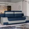 Wohnen Design-Bettcouch in Dunkelblau und Hellgrau - Brooks
