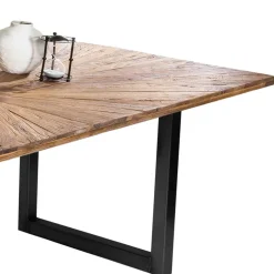 Designer Esstisch aus Recyclingholz Teak - Lolly^Wohnen New