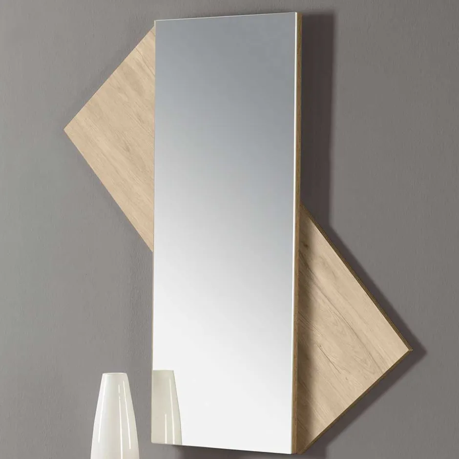 Wohnen Designer Flurmöbel Set mit Wandkonsole - Irvine (zweiteilig)