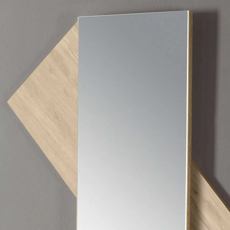 Wohnen Designer Flurmöbel Set mit Wandkonsole - Irvine (zweiteilig)