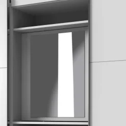 Wohnen Designer Kleiderschrank mit Schwebetüren - Gastruna