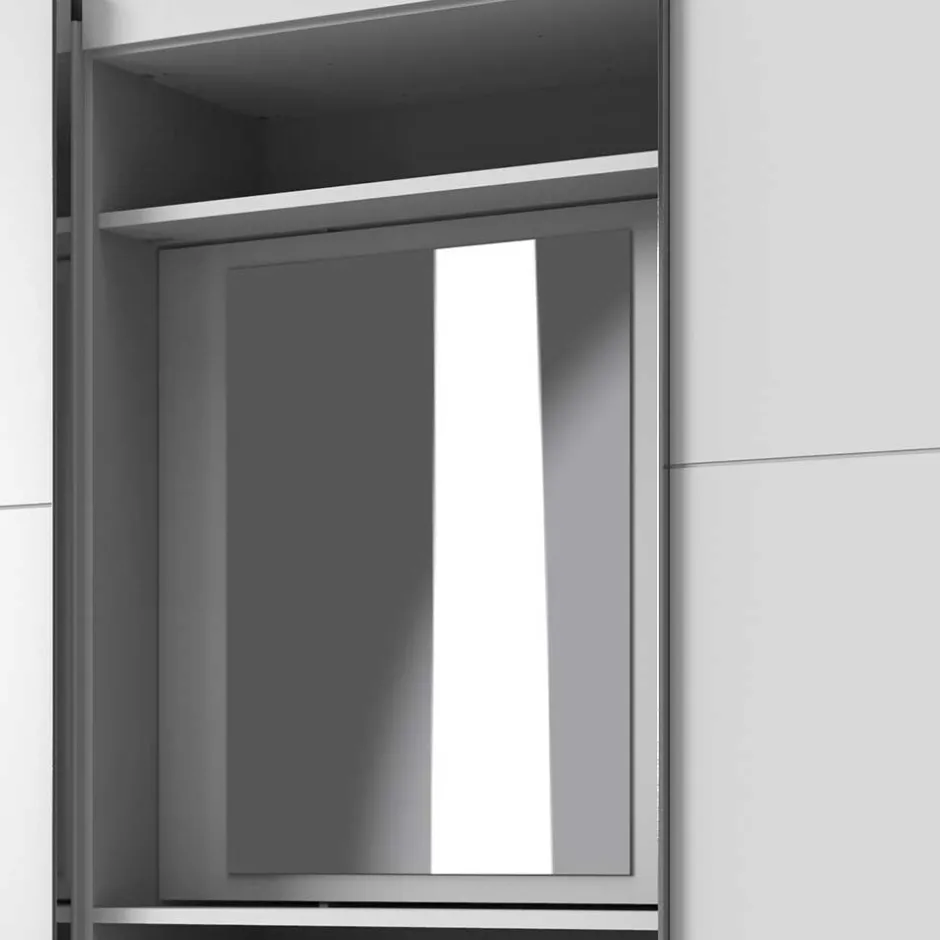 Wohnen Designer Kleiderschrank mit Schwebetüren - Gastruna