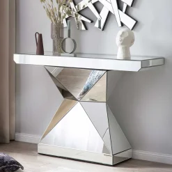 Designer Konsolentisch aus Spiegelglas - Adendro^Wohnen Discount