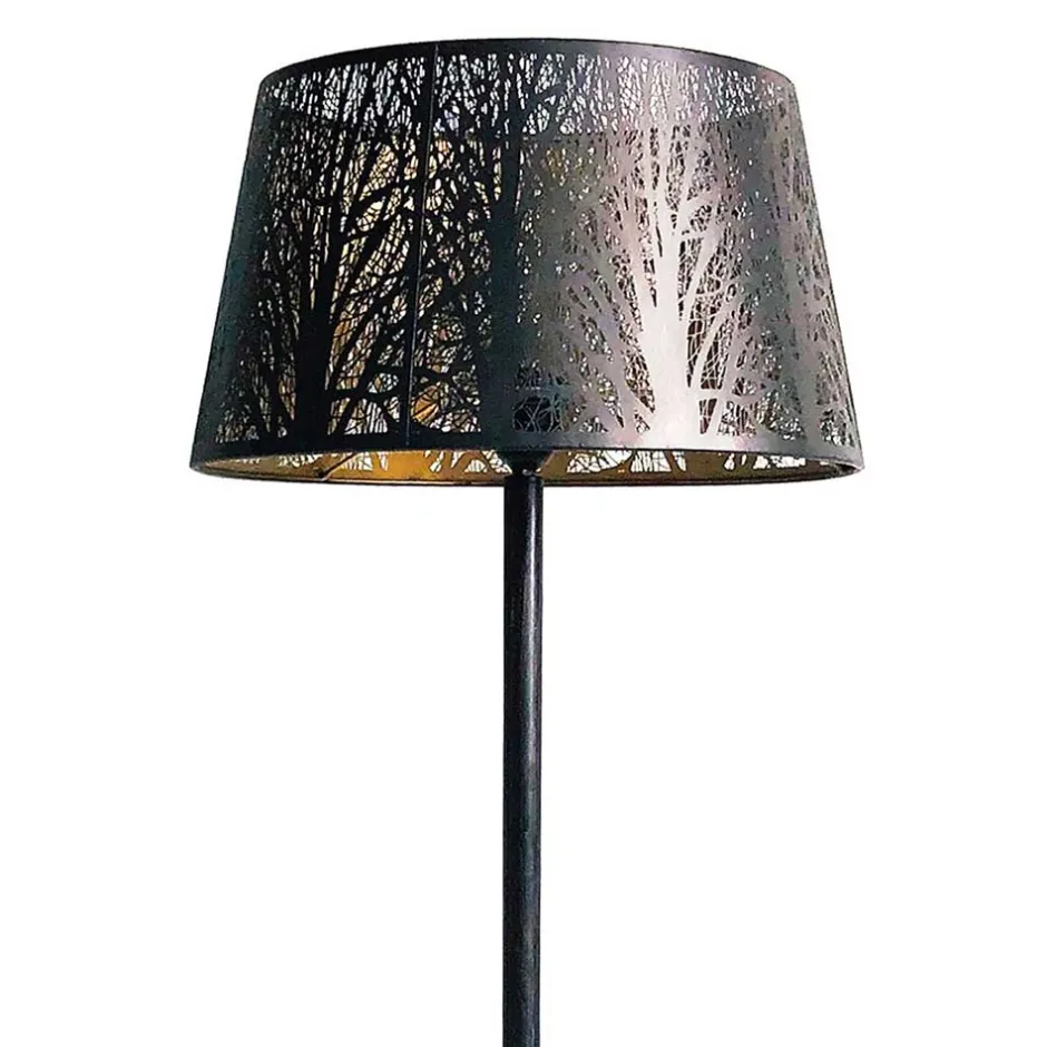 Designer Stehlampe in Schwarz & Messingfarben - Milana^Wohnen Sale
