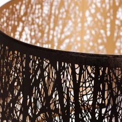 Designer Stehlampe in Schwarz & Messingfarben - Milana^Wohnen Sale