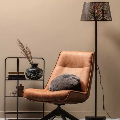 Designer Stehlampe in Schwarz & Messingfarben - Milana^Wohnen Sale