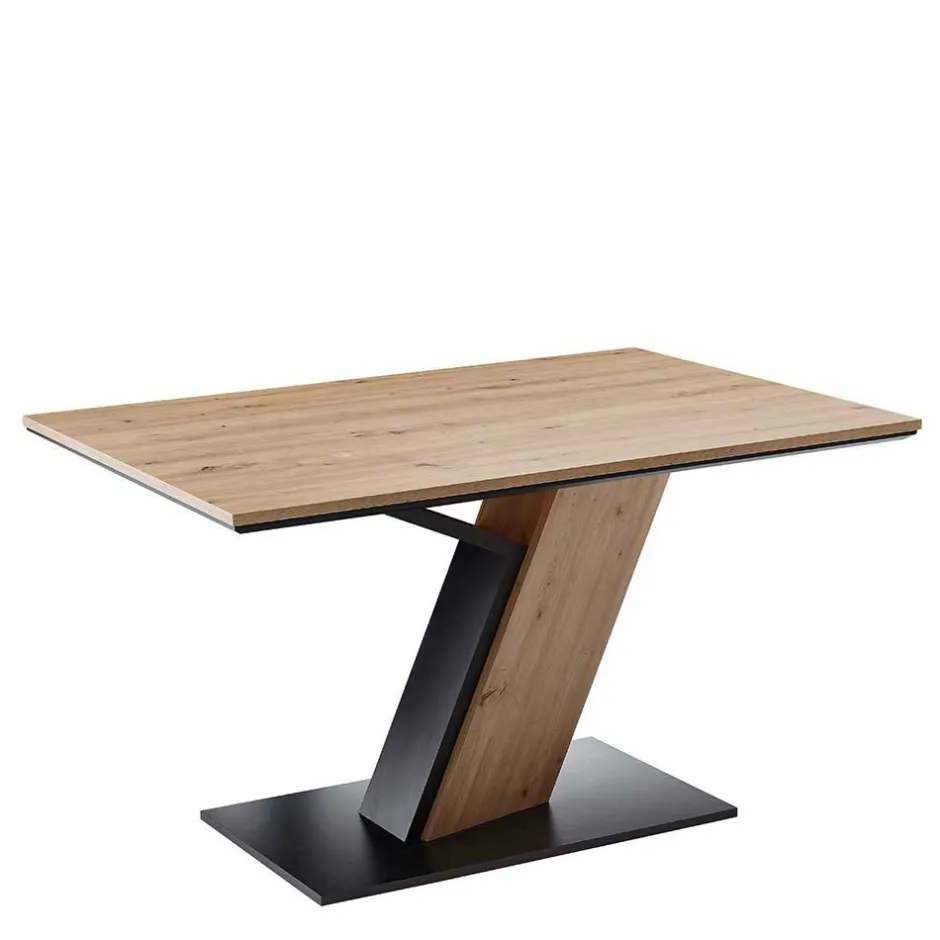 Wohnen Designer Säulentisch in Wildeiche NB - Craig