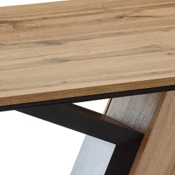 Wohnen Designer Säulentisch in Wildeiche NB - Craig