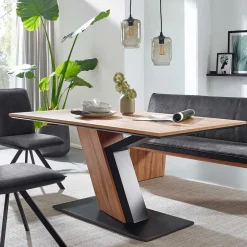 Wohnen Designer Säulentisch in Wildeiche NB - Craig