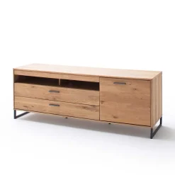 Designer Wohnwand aus Eiche - Assela (vierteilig)^Wohnen Outlet