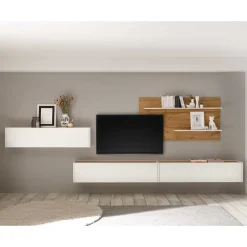 Designer Wohnwand Möbelset - Nonessia (vierteilig)^Wohnen