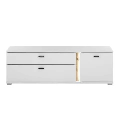 Designer Wohnwand mit LED Beleuchtung - Racelyn (vierteilig)^Wohnen Sale