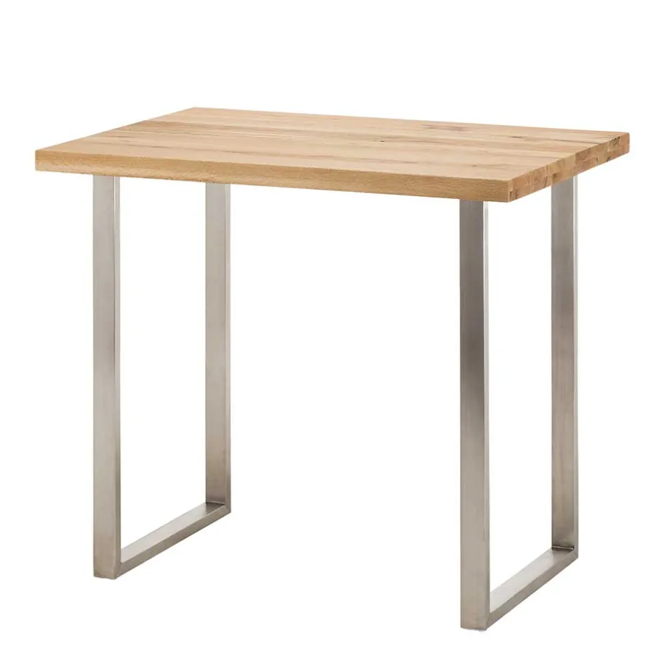 Wohnen Designer 120x80 Bartisch aus Wildeiche - Alamo