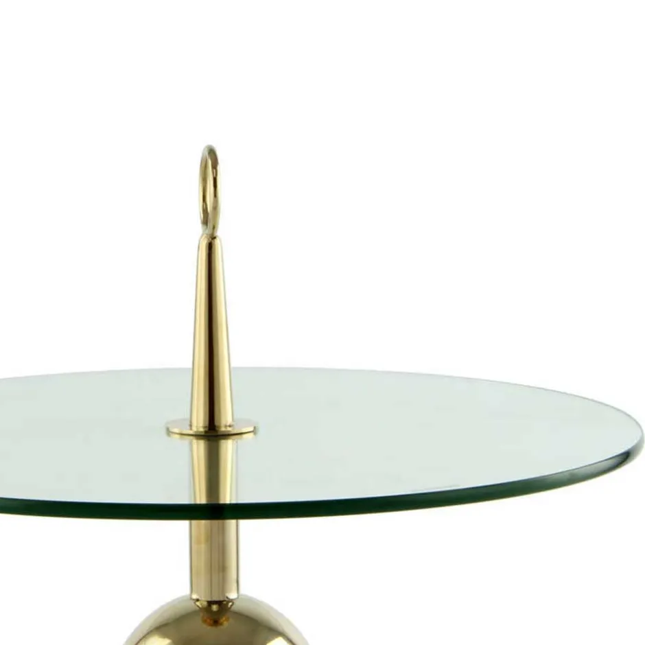 Wohnen Designer-Beistelltisch mit Glasplatte - Tellimo