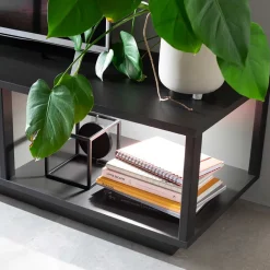 Wohnen Designer-Wohnwand Möbel in Grau - Ridona (dreiteilig)