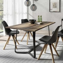 Design-Esstisch in Altholz Optik - Ponzet^Wohnen Discount