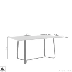 Design-Esstisch in Altholz Optik - Ponzet^Wohnen Discount