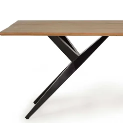 Wohnen Design-Esstisch mit Massivholzplatte Akazie - Annipurk