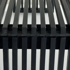 Wohnen Design-Garderobenbank in Schwarz - Andarina