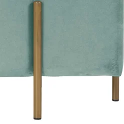 Wohnen Designhocker in Graugrün Samt - Strong