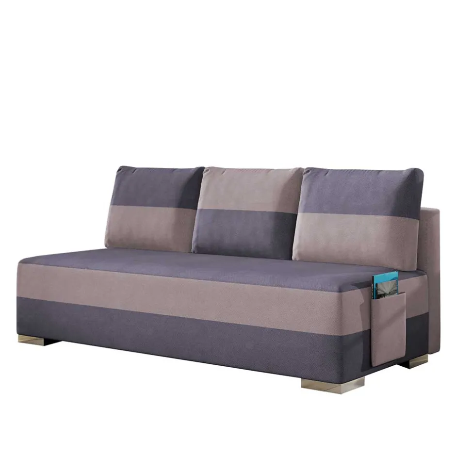 Design-Schlafsofa in Mauve und Altrosa - Mamboria^Wohnen New