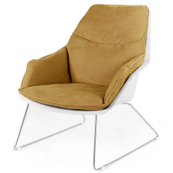 Designsessel in Gelb und Weiß - Navarra (2er Set)^Wohnen Clearance