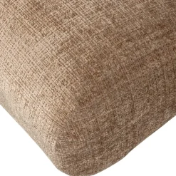 Wohnen Designsessel in Hellbraun Chenille - Glacita