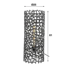 Wohnen Design-Stehlampe in drei Höhen - Stecma