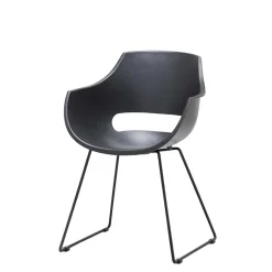 Designstühle mit Armlehnen in Grau - Lewis (4er Set)^Wohnen Discount