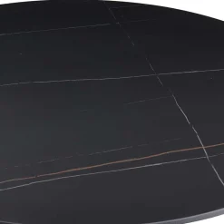 Designtisch aus Sinterstein mit Trompetenfuß - Memphis^Wohnen Hot