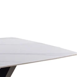 Designtisch aus Sinterstein Marmor Weiß - Jonathan^Wohnen Online