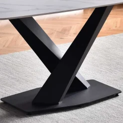 Designtisch aus Sinterstein Marmor Weiß - Jonathan^Wohnen Online