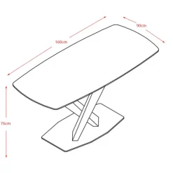 Designtisch aus Sinterstein Marmor Weiß - Jonathan^Wohnen Online