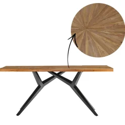 Wohnen Designtisch aus Teak Altholz - Marosso