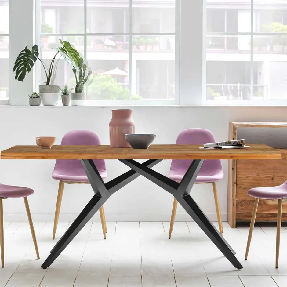 Wohnen Designtisch aus Teak Altholz - Marosso