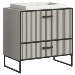 Design-Waschtisch mit Aufsatzwaschbecken - Xena^Wohnen Online