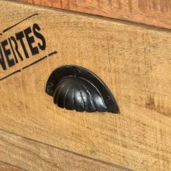 Wohnen Design-Weinregal Indri aus Mangoholz