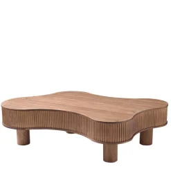 Wohnen Design-Wohnzimmertisch in Walnuss Furnier - Foliage