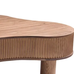 Wohnen Design-Wohnzimmertisch in Walnuss Furnier - Foliage