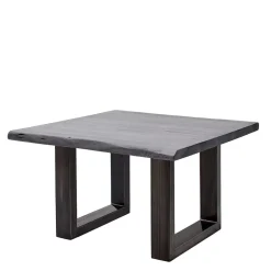 Wohnen Design-Wohnzimmertisch mit grauer Holzplatte - Flaciona
